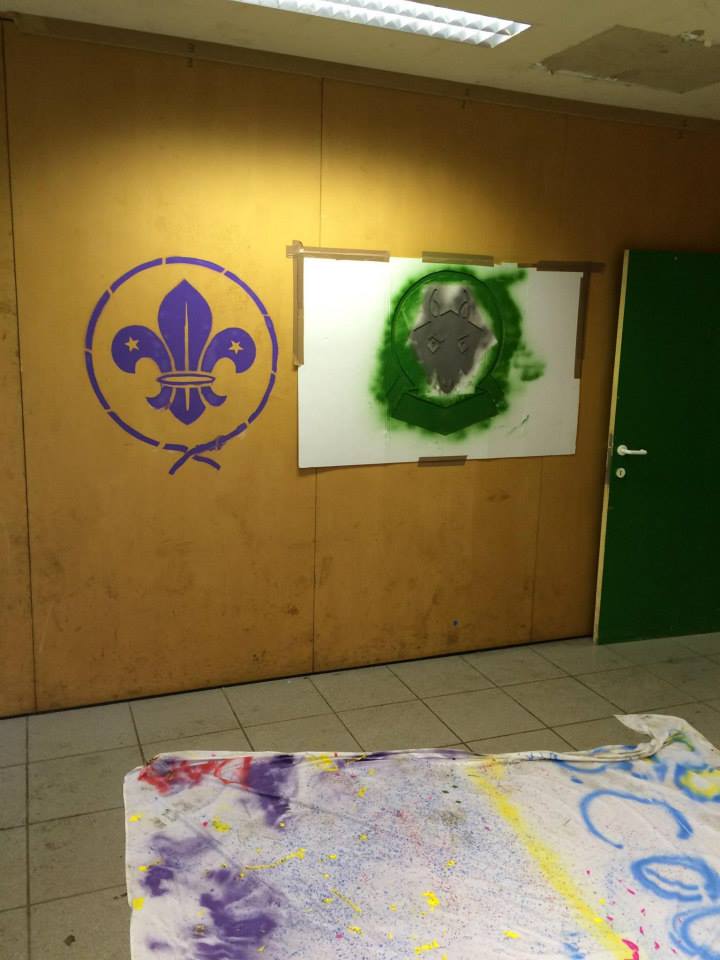 Sint-Martinus den XIIde - Graffiti activiteit WK 2015